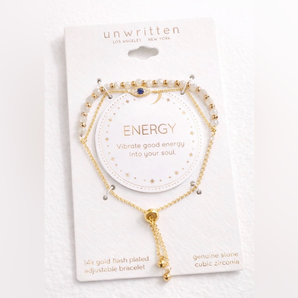 Unwritten Gold and Silver Energy Bracelet